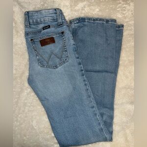 Wrangler Women's Boot Cut Jeans in Light Blue